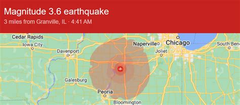 3.6 magnitude earthquake reported in north central Illinois